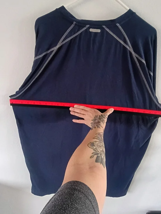 Reebok 2 Pack 3XL Athletic Performance Shirts Blue Navy Workout Bundle - Picture 7 of 11